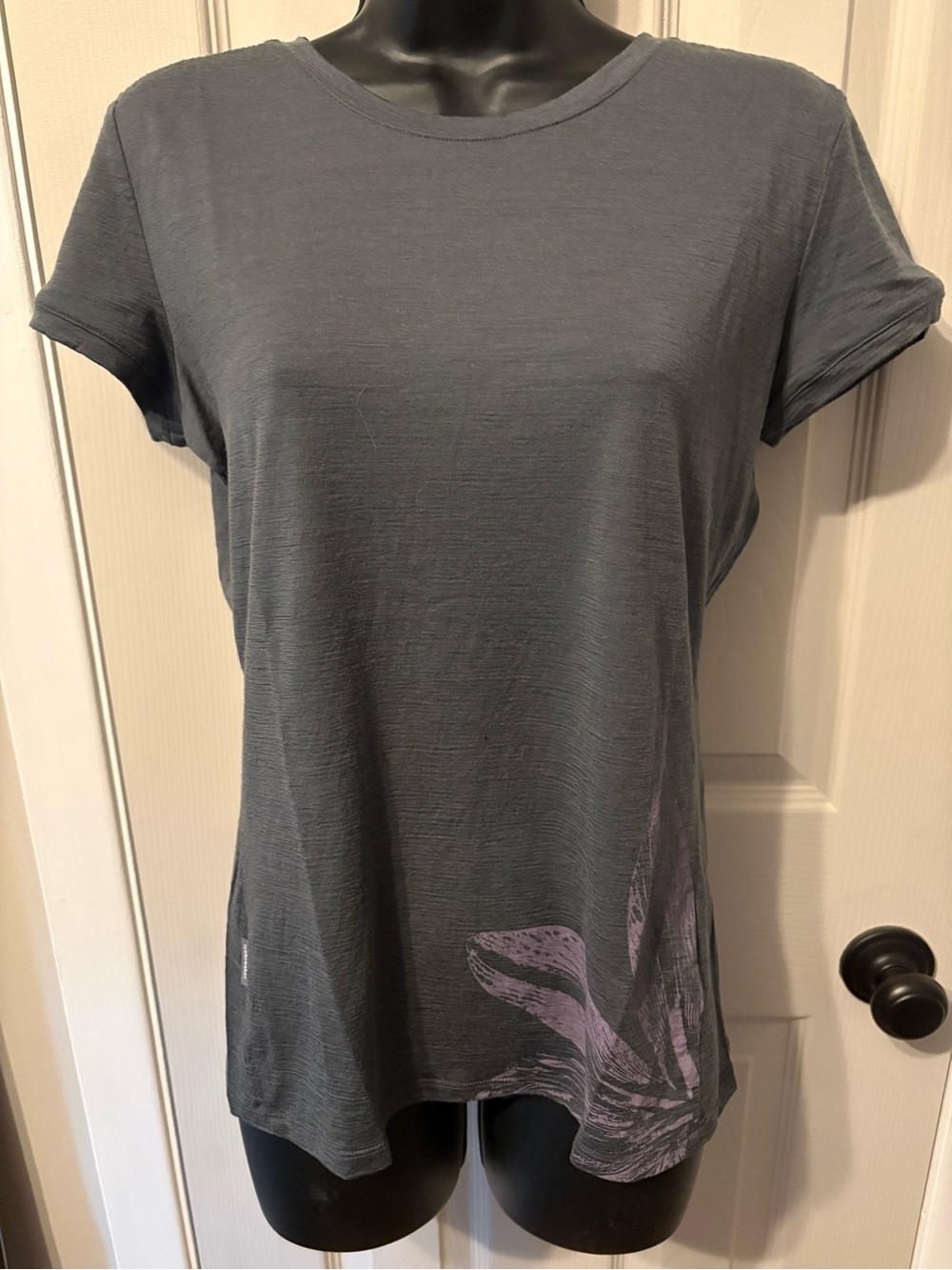 Icebreaker Merino 150 Superfine Ultralite Graphic Tee - Woman M